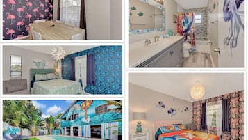 4 bedrooms, iron/ironing board, WiFi, bed sheets