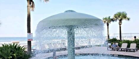 Indoor pool, outdoor pool