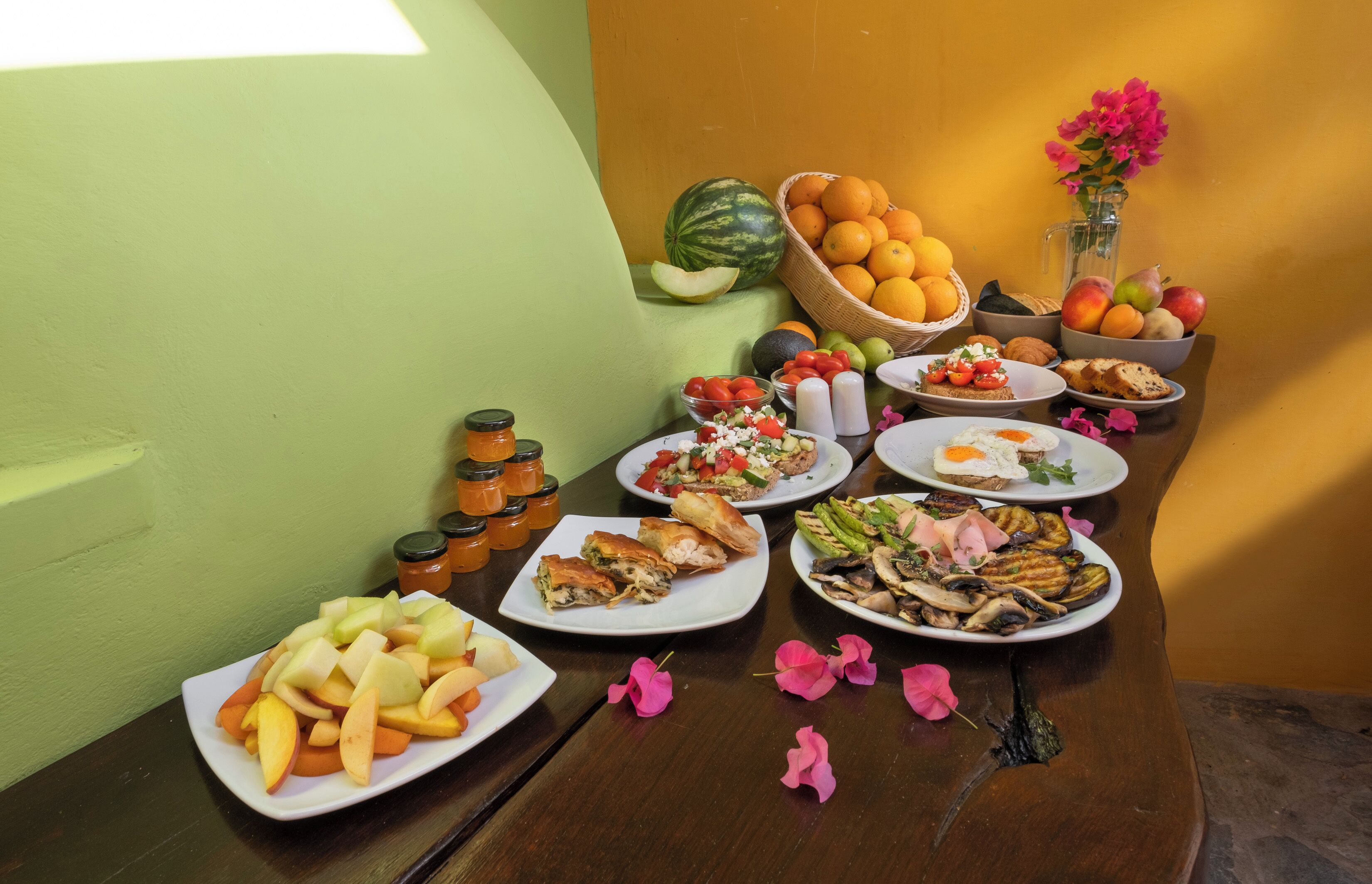 Petit déjeuner buffet