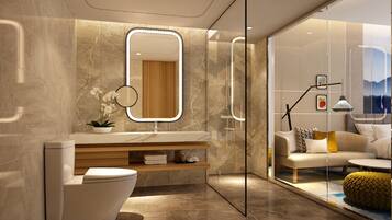 Premium bedding, minibar, desk, blackout drapes