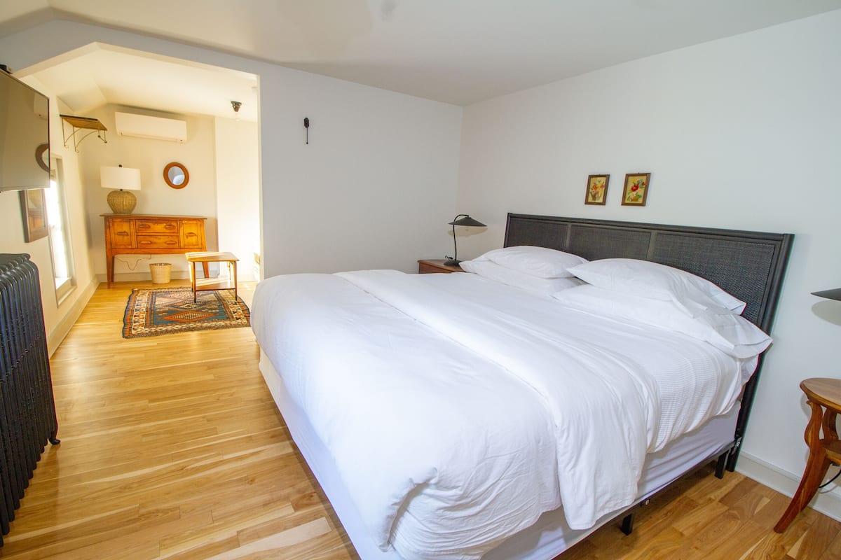 Premium bedding, individually decorated, individually furnished