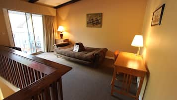 TV, fireplace, DVD player, stereo