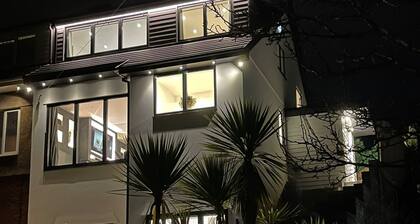 Luxury and Modern property with panoramic sea views and hot tub