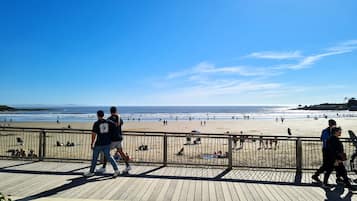Vlak bij het strand