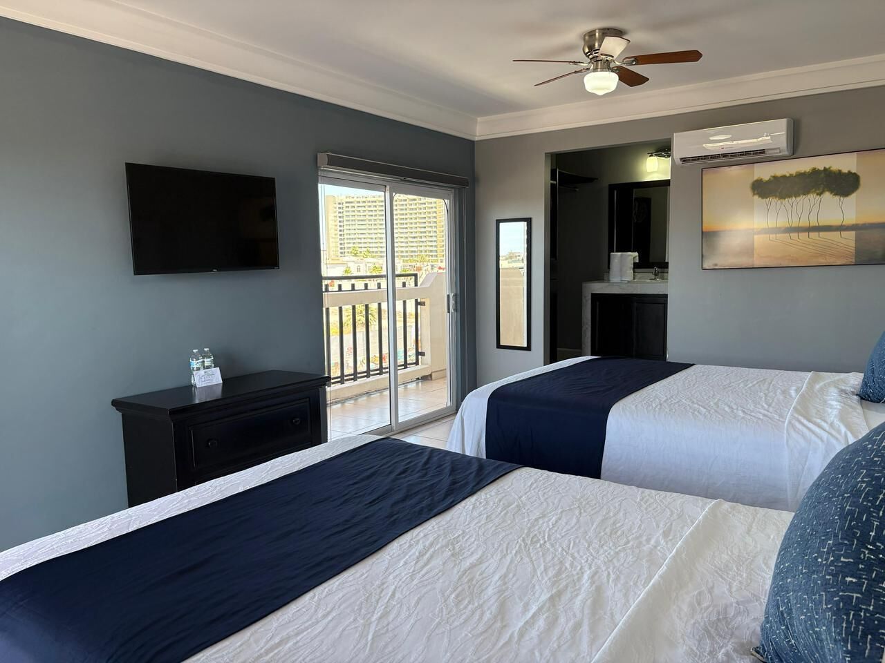 Chambre de base double | Accès au Wi-Fi (inclus), literie fournie