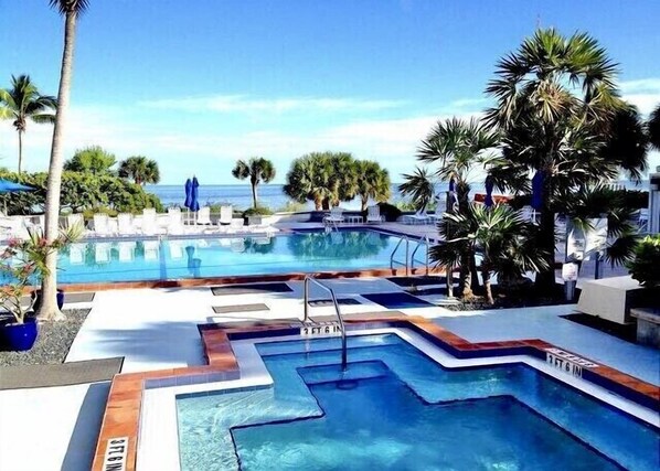 Outdoor pool, a heated pool - Sea Breeze at 1800 Atlantic (Key West)
