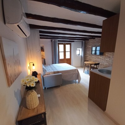 Ideal studio for two people. Close to Mollerussa and Lleida.