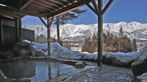Hot springs - HAKUBA Funny hours  (Hakuba)