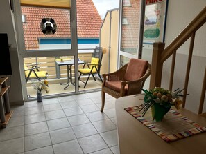 Interior - Bright, comfortably furnished apartment directly on the dike and beach! - Residence (Zingst)