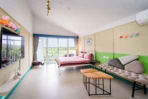 Double Room with Sea View and Balcony - Happiness Pink B&B (Liuqiu)