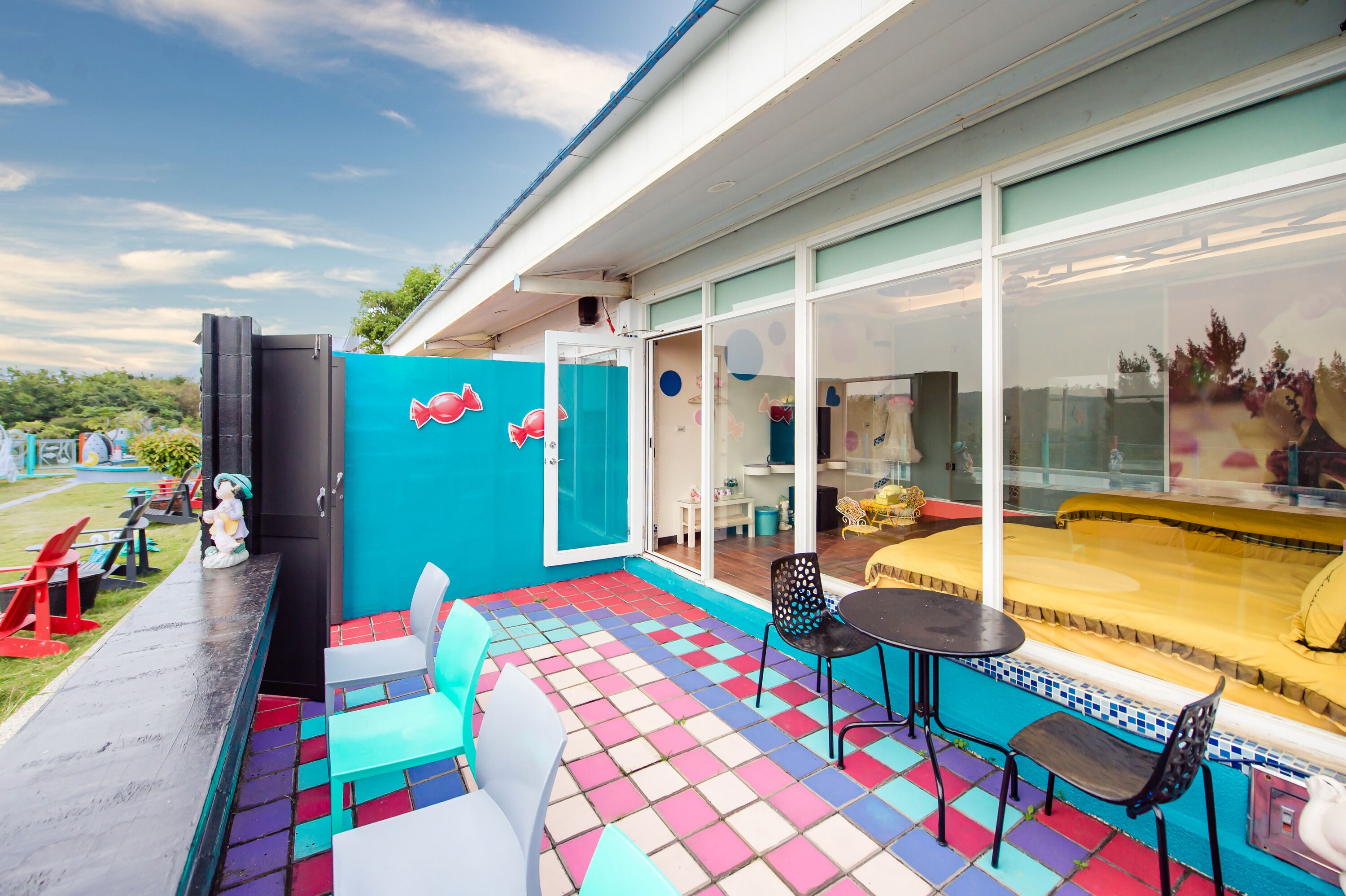 Chambre Quadruple, terrasse | Terrasse/Patio