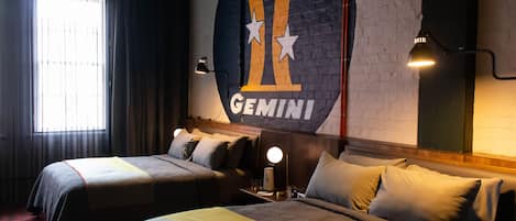 客房 (Gemini) | 埃及棉床單、高級寢具、特厚豪華床墊、迷你吧贈品