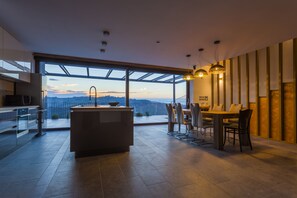 Interior - Stunning Modern Villa Eva: Panoramic Views, Private Pool, and Tranquil Gardens (Kozana)