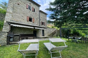 Outdoor dining - Tuscan House in the Green (Toscana)