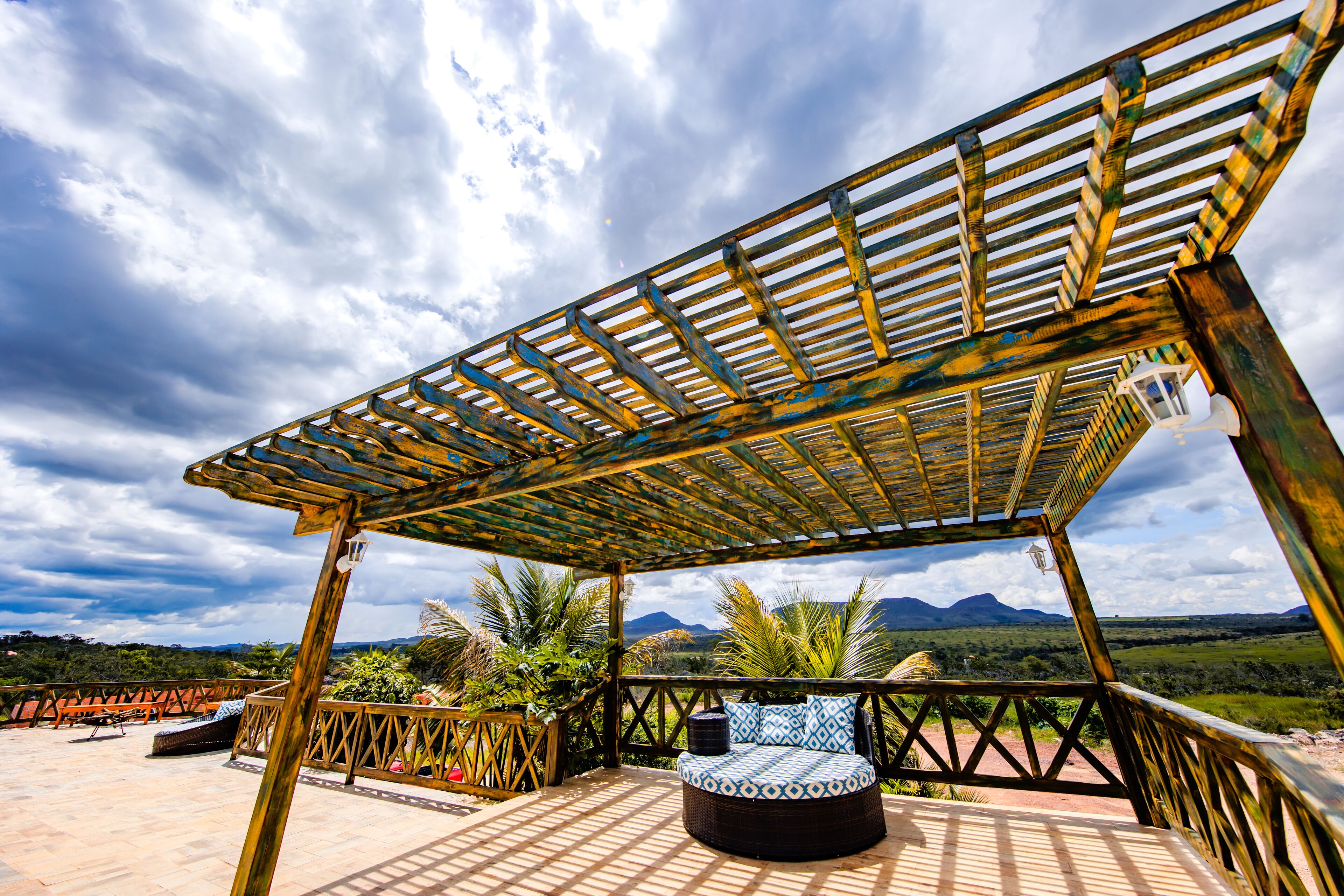 Casa superior | Terraço/pátio