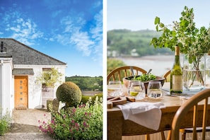 Escape to a serene retreat surrounded by lush greenery and enjoy intimate dining for two.