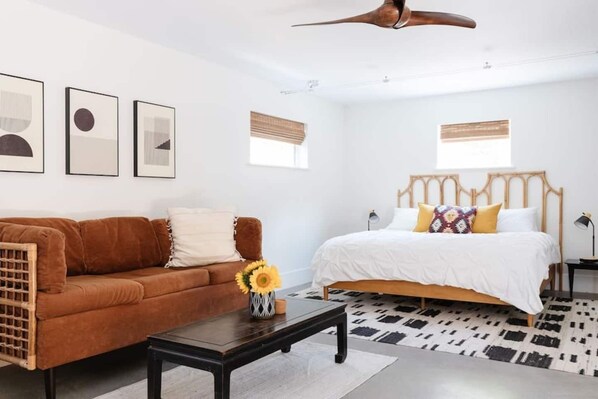 Memory-foam beds, iron/ironing board, free WiFi, bed sheets