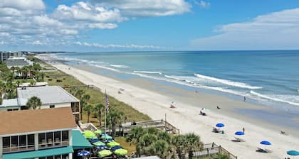 Canal Front Beach House, Dock, 2 Porches, 2 TV Dens, Short Block from Beach