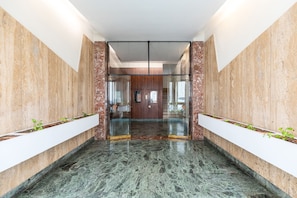 Interior entrance