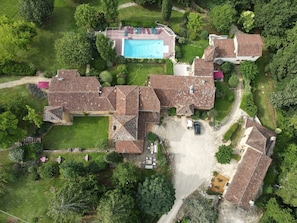 Aerial view - Domaine du Cardou (Puy-l'Eveque)