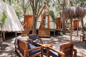 Tienda de campaña familiar | Terraza o patio