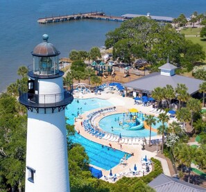 Pool - Seashore Cottage Pet-Friendly/Near FLETC & Shops (Brunswick)