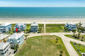 Exterior - Private Beachside Home w/ 4 Suites, Gulf Views, 2 Covered Decks & 200' to Beach (Galveston)