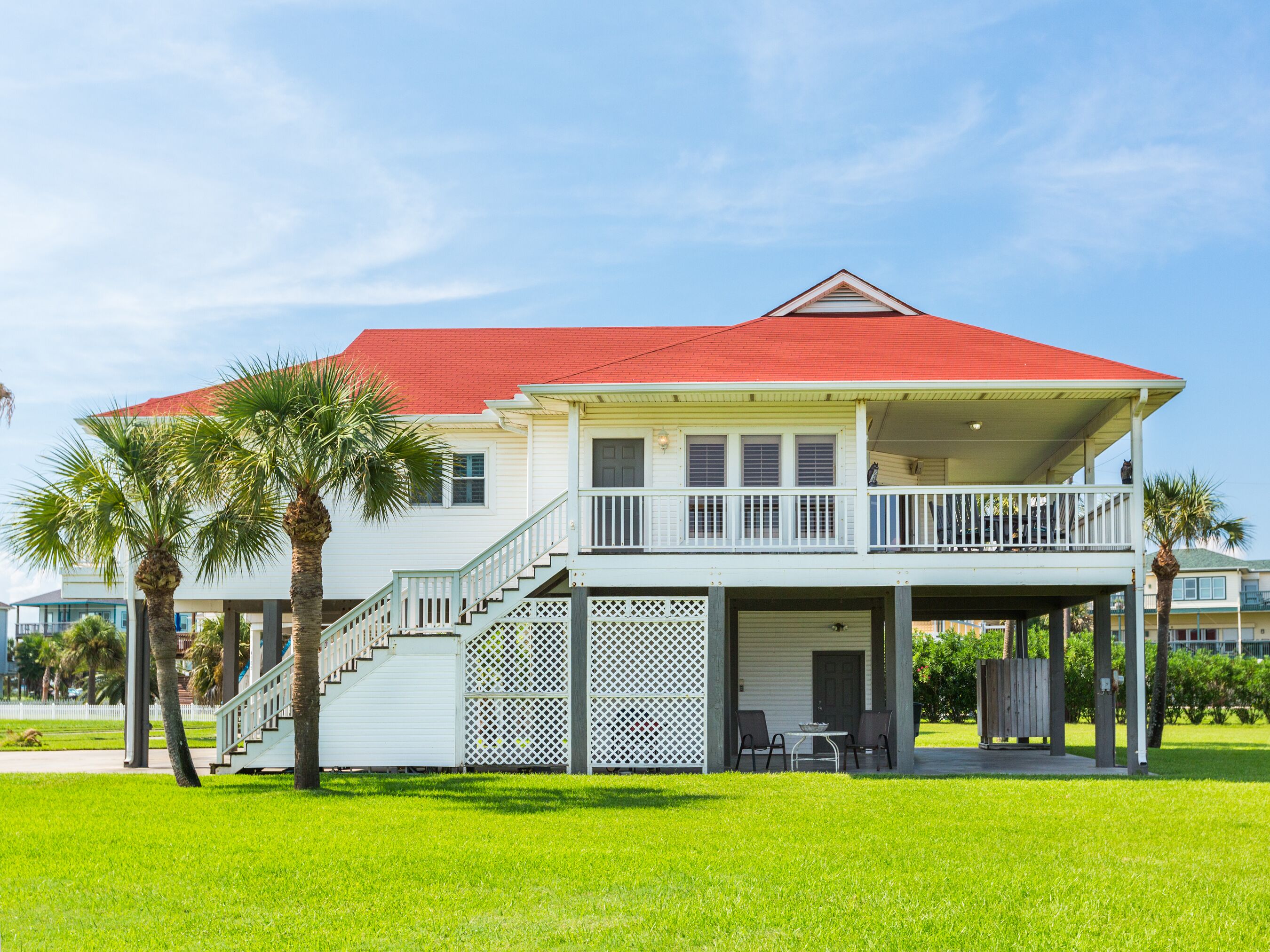 Dog Friendly Beachside Home w/ Covered Deck, Bright & Airy Interior & Gulf View