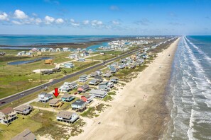 Una spiaggia nelle vicinanze