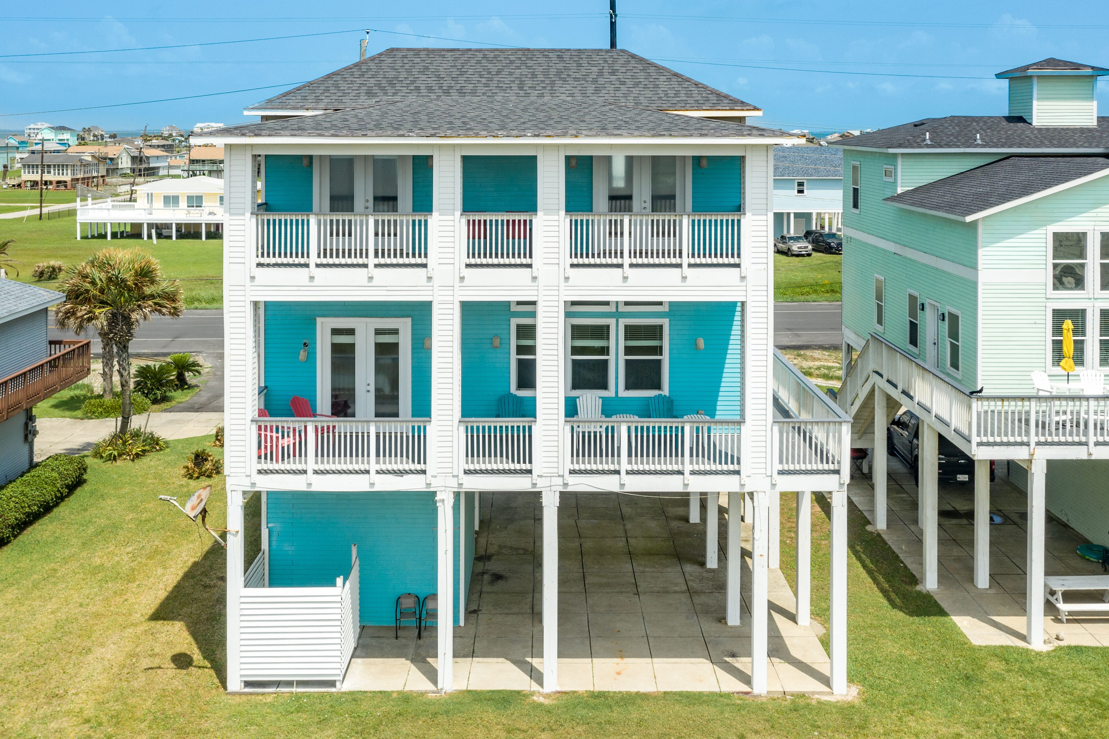 Private Beachfront Home w/ 5 Suites, 2 Decks, Dog Friendly & Steps From Beach