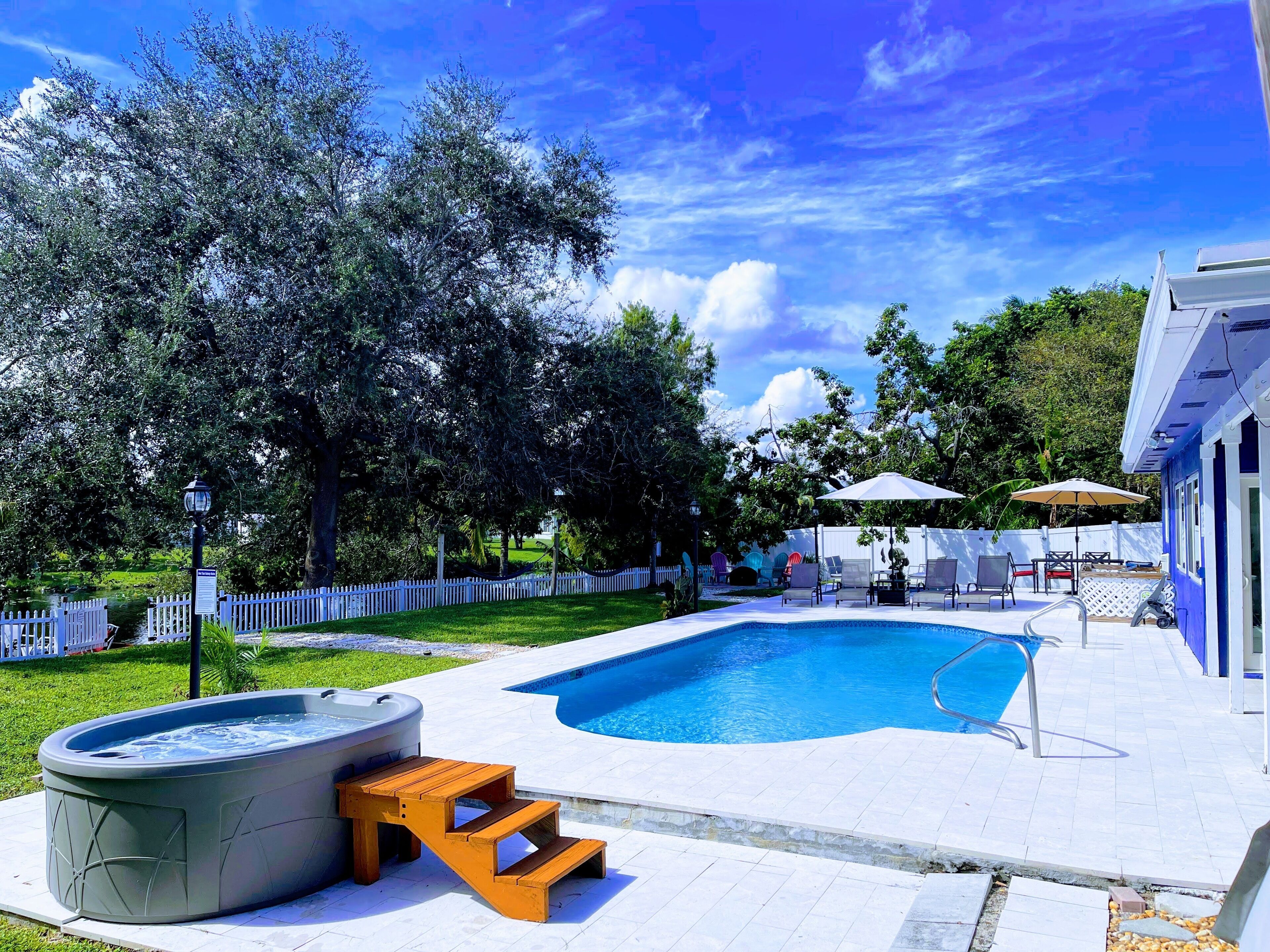 Alberca al aire libre 