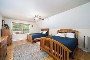 4 bedrooms, iron/ironing board, travel crib, WiFi