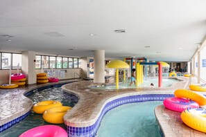 Indoor pool, a heated pool
