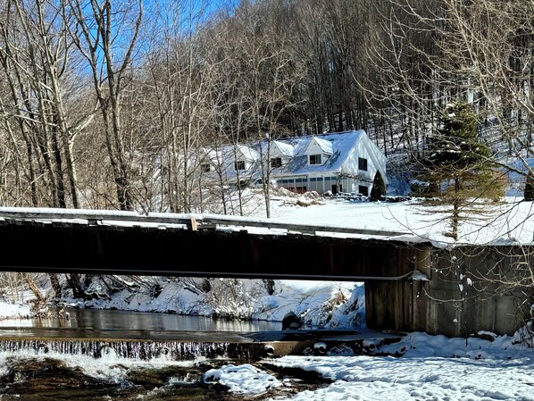 Majoituspaikan julkisivu