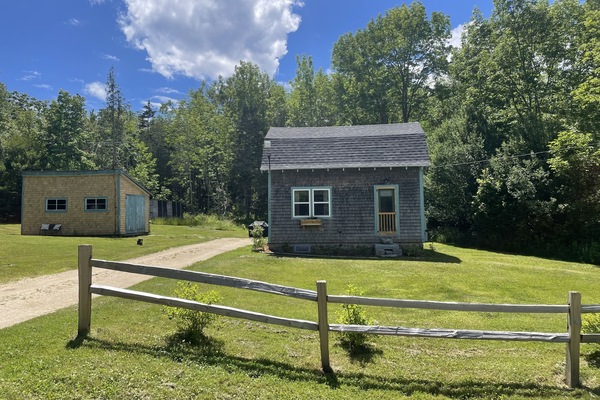Front of house from Cape Rosier Road