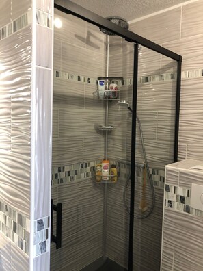 Shower, hair dryer, towels, toilet paper - Martinique! Beautiful, fully renovated studio with sea view (ANSE MITAN - LES 3 ILETS)