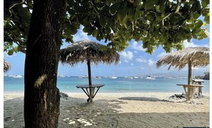 Beach nearby, beach towels