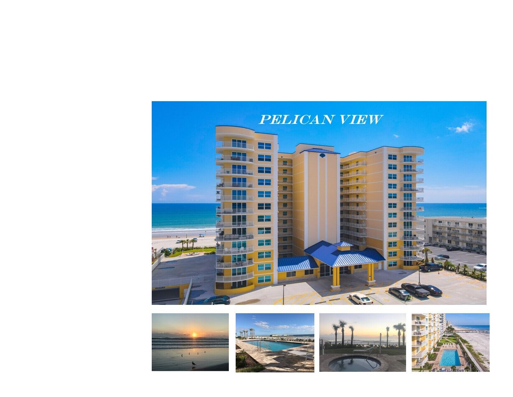 Pelican View - A Luxury Oceanview Experience - Daytona Beach Condo