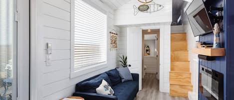 スマートテレビ、暖炉