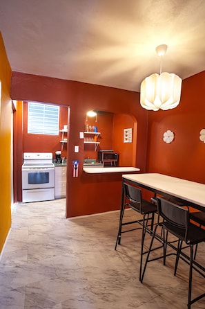 Fridge, microwave, oven, stovetop - 2A - Welcoming Apt near Crashboat Beach/BQN (Aguadilla)