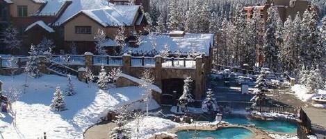 Indoor pool, outdoor pool