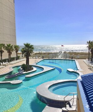 Indoor pool, a heated pool