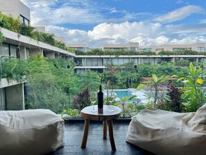 Apartment, 3 Bedrooms, Private Pool | Courtyard view