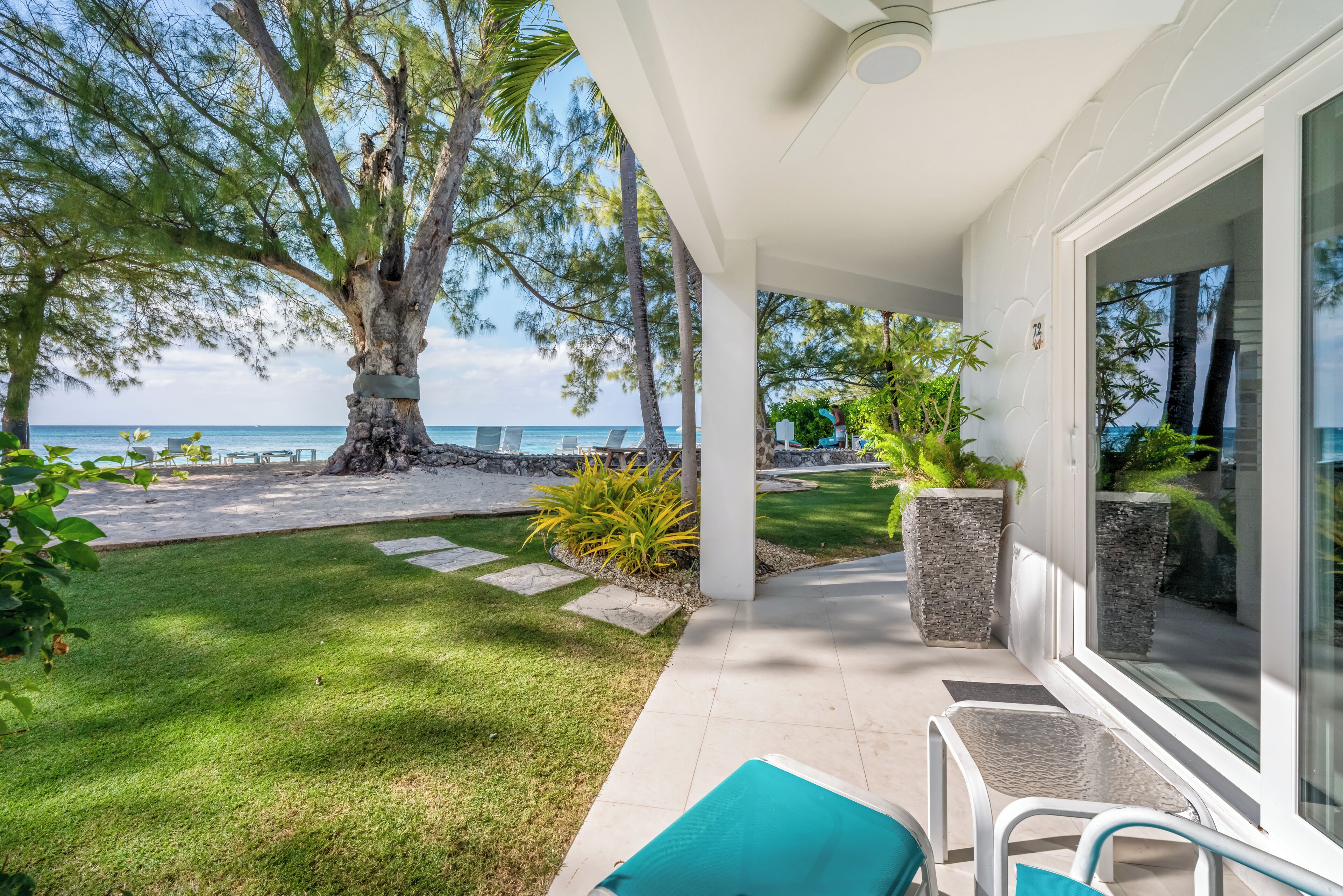 Villa, 2 Bedrooms, Oceanfront (Villa #72) | Terrace/patio