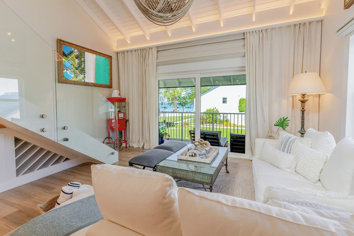 Premium-Villa, 2 Schlafzimmer, Meerblick (Villa 56) | Wohnbereich