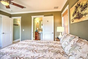 2 bedrooms, desk, iron/ironing board, free WiFi