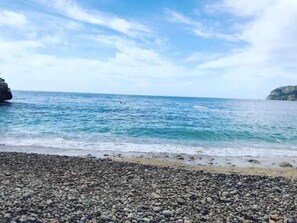 On the beach