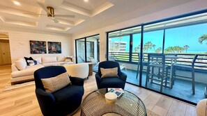 TV, offices - Gulfside Place #107 ~ 3br/3ba - Gulf front living at its finest (Sanibel)