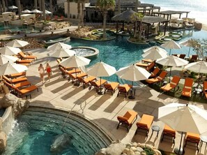 Outdoor pool, a heated pool - Grand Solmar Land's End Resort and Spa --2 Bedroom Lock-off (Cabo San Lucas)