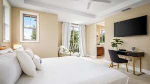 3 slaapkamers, een bureau, een strijkplank/strijkijzer, wifi